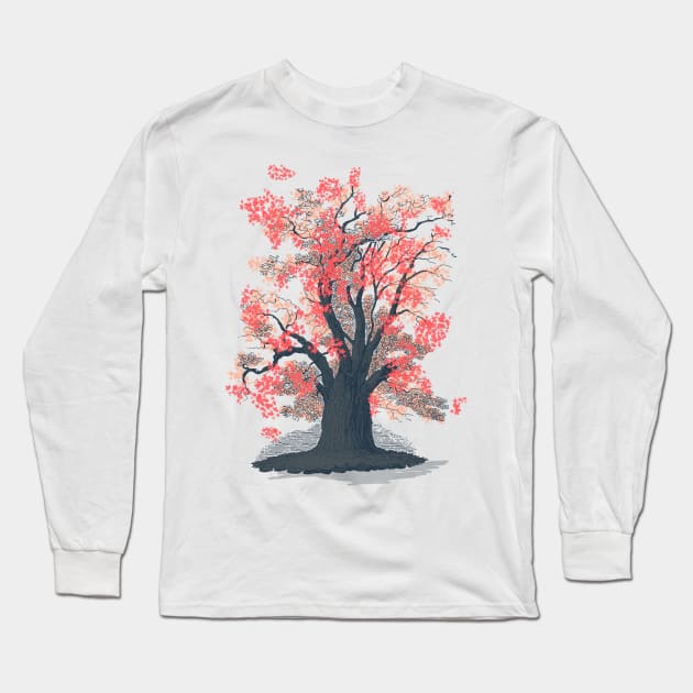 Tree Of Life Long Sleeve T-Shirt by fernandaschallen